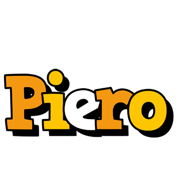 Piero cartoon logo