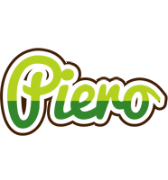 Piero golfing logo