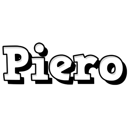 Piero snowing logo
