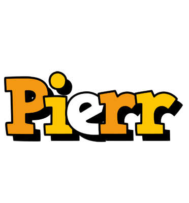 Pierr cartoon logo