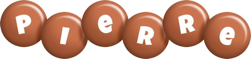 Pierre candy-brown logo