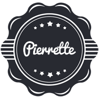 Pierrette badge logo