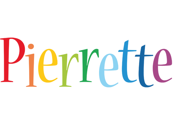 Pierrette birthday logo