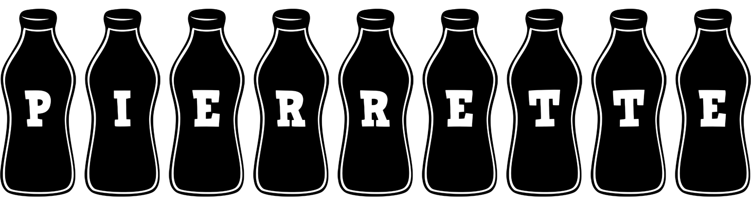 Pierrette bottle logo