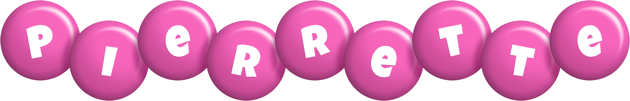 Pierrette candy-pink logo