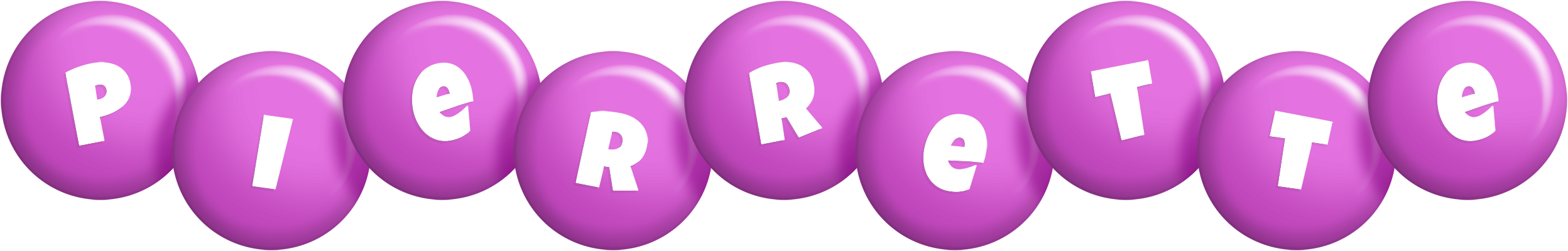 Pierrette candy-purple logo