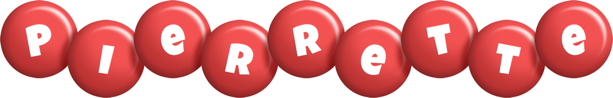 Pierrette candy-red logo