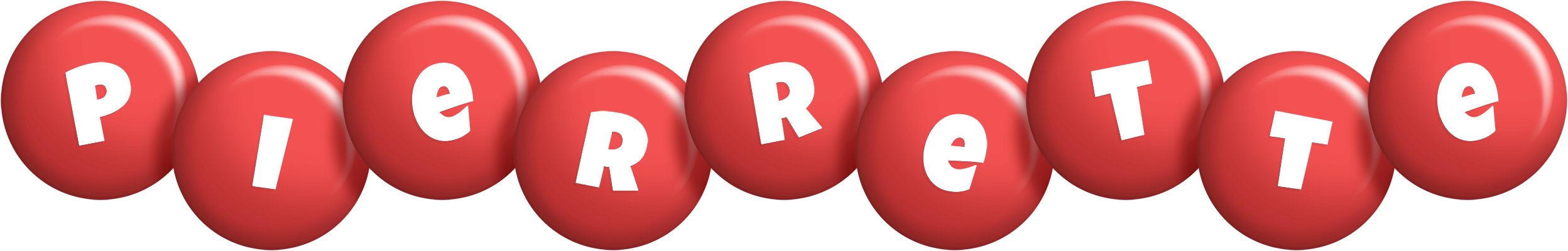 Pierrette candy-red logo