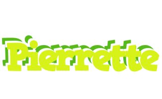 Pierrette citrus logo