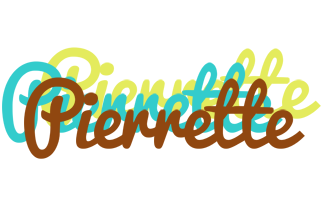 Pierrette cupcake logo