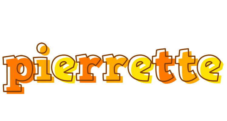 Pierrette desert logo