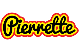 Pierrette flaming logo