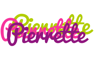 Pierrette flowers logo