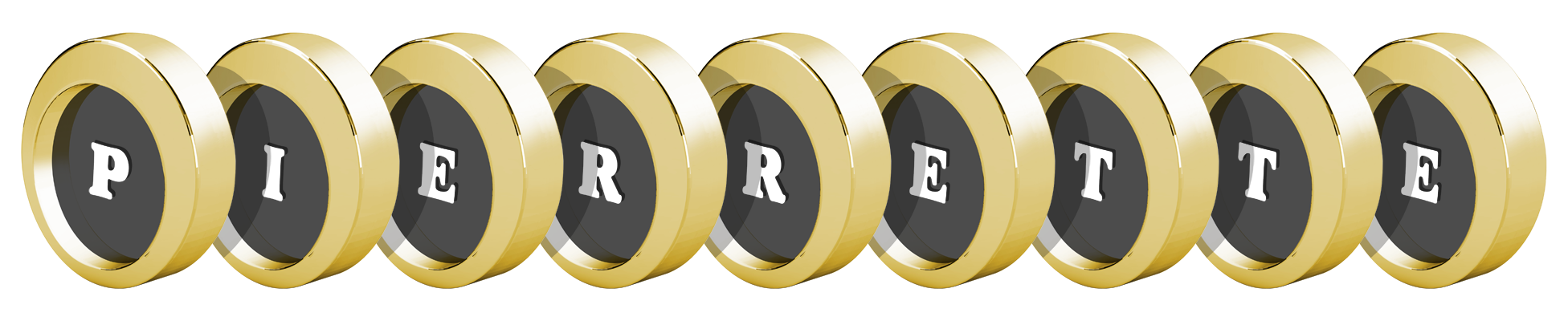 Pierrette gold logo