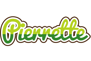 Pierrette golfing logo