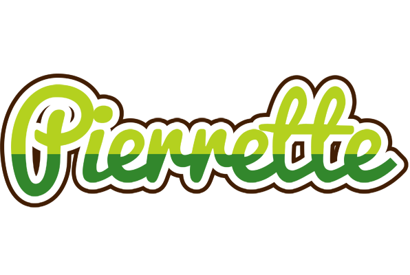 Pierrette golfing logo