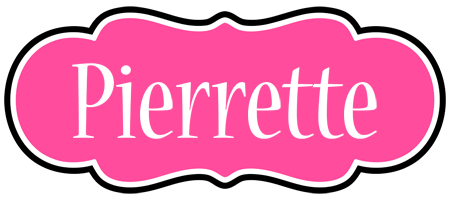 Pierrette invitation logo