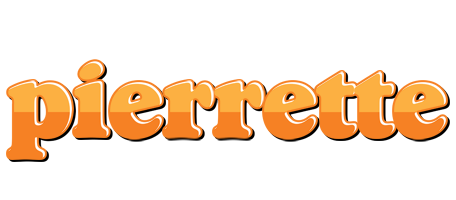 Pierrette orange logo