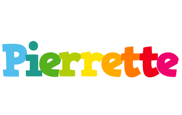 Pierrette rainbows logo