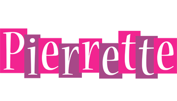 Pierrette whine logo