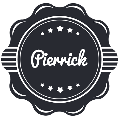 Pierrick badge logo