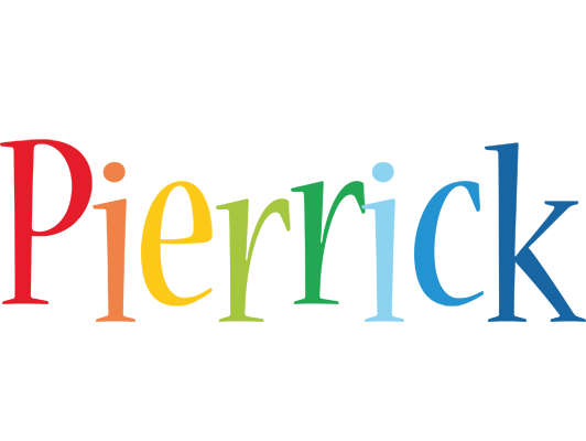 Pierrick birthday logo