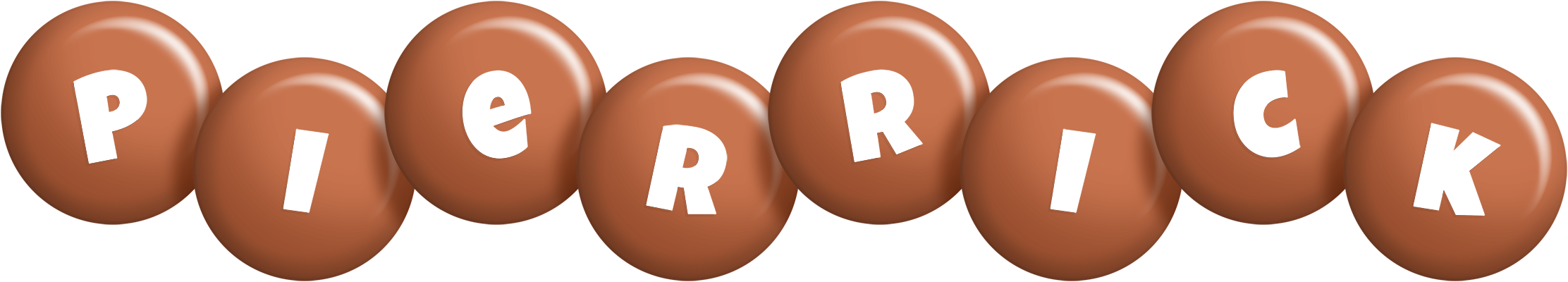Pierrick candy-brown logo