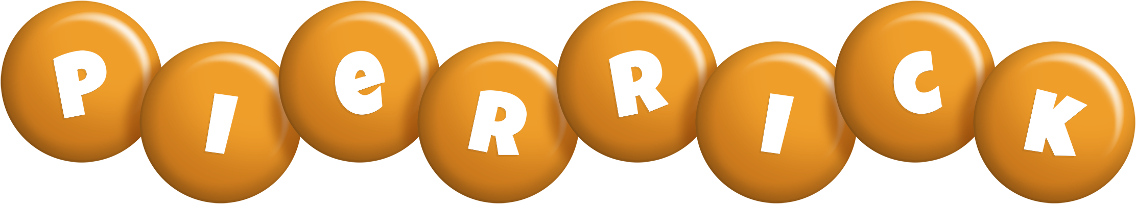 Pierrick candy-orange logo