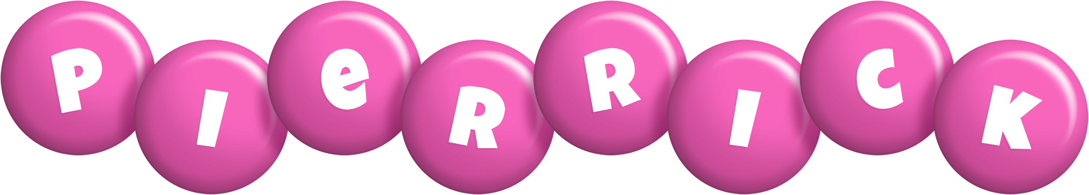 Pierrick candy-pink logo