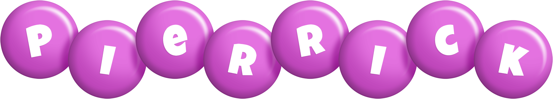 Pierrick candy-purple logo