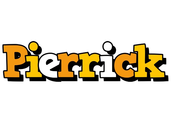 Pierrick cartoon logo
