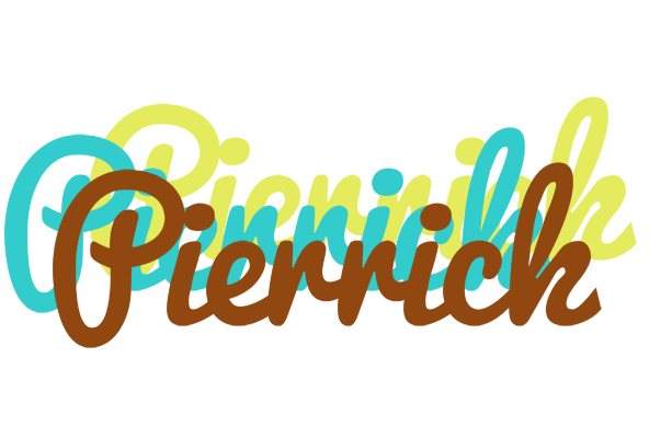Pierrick cupcake logo