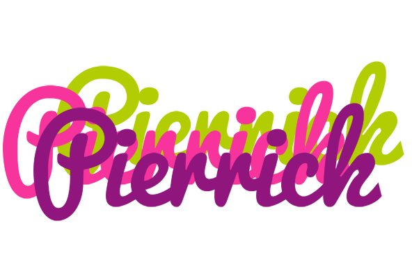 Pierrick flowers logo