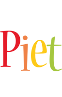 Piet birthday logo