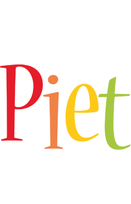 Piet birthday logo