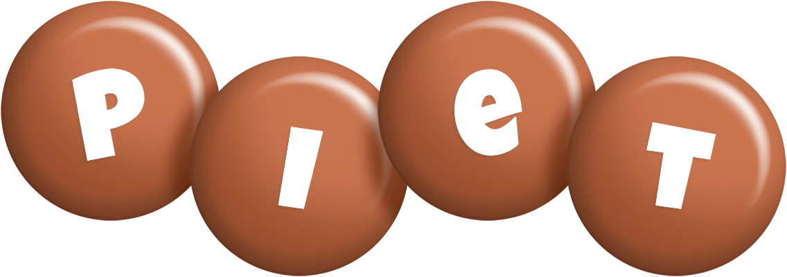 Piet candy-brown logo