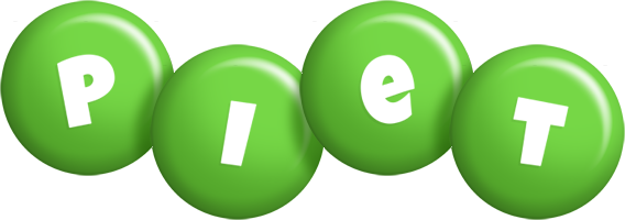 Piet candy-green logo