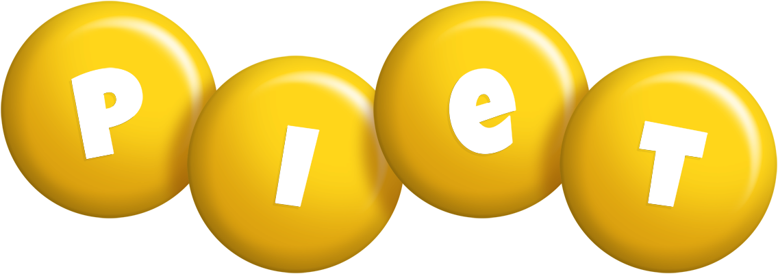 Piet candy-yellow logo