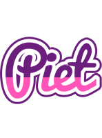 Piet cheerful logo