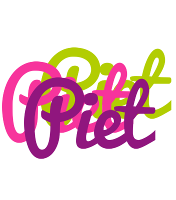 Piet flowers logo