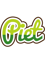 Piet golfing logo