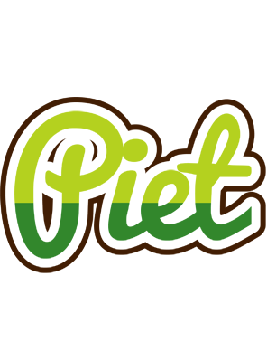 Piet golfing logo