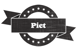 Piet grunge logo