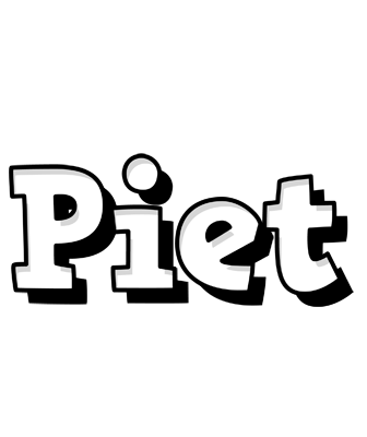 Piet snowing logo