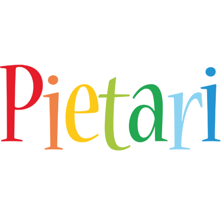 Pietari birthday logo