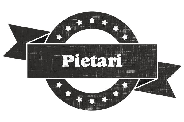 Pietari grunge logo