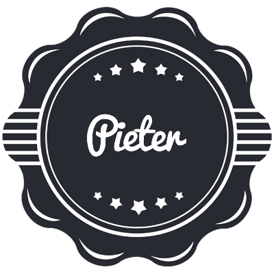 Pieter badge logo