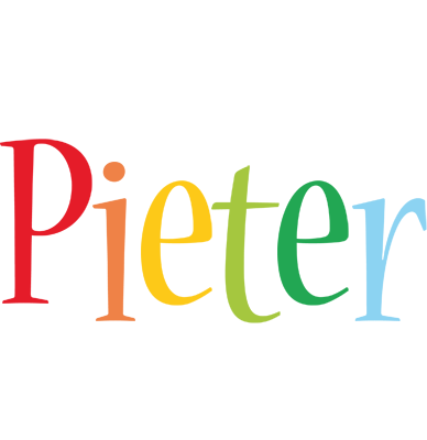 Pieter birthday logo