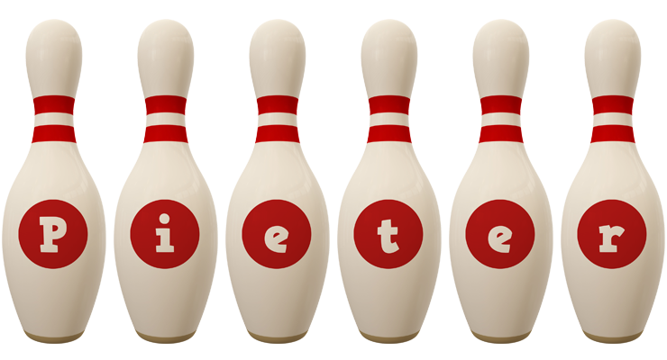 Pieter bowling-pin logo