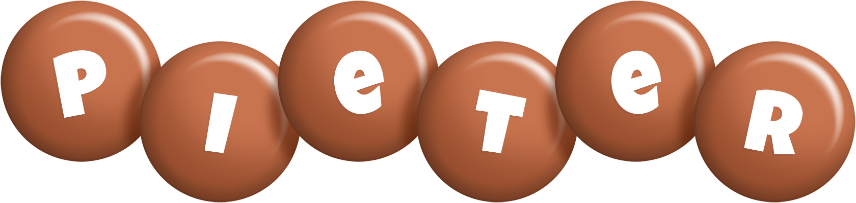 Pieter candy-brown logo
